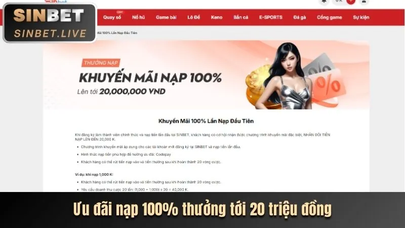 Nhận khuyến mãi đặc biệt từ vaobong88